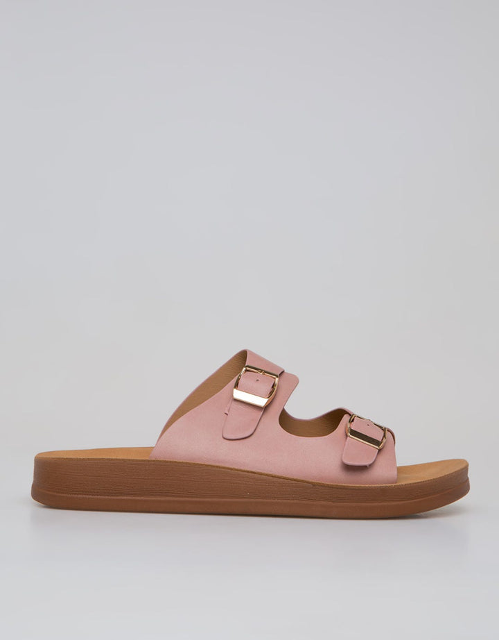 St Yves Slipper Sandals Double Buckle
