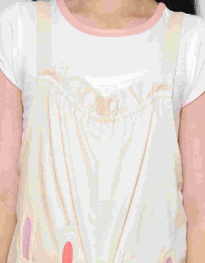 Little M Bunny Cat Jumpsuit Anak Perempuan