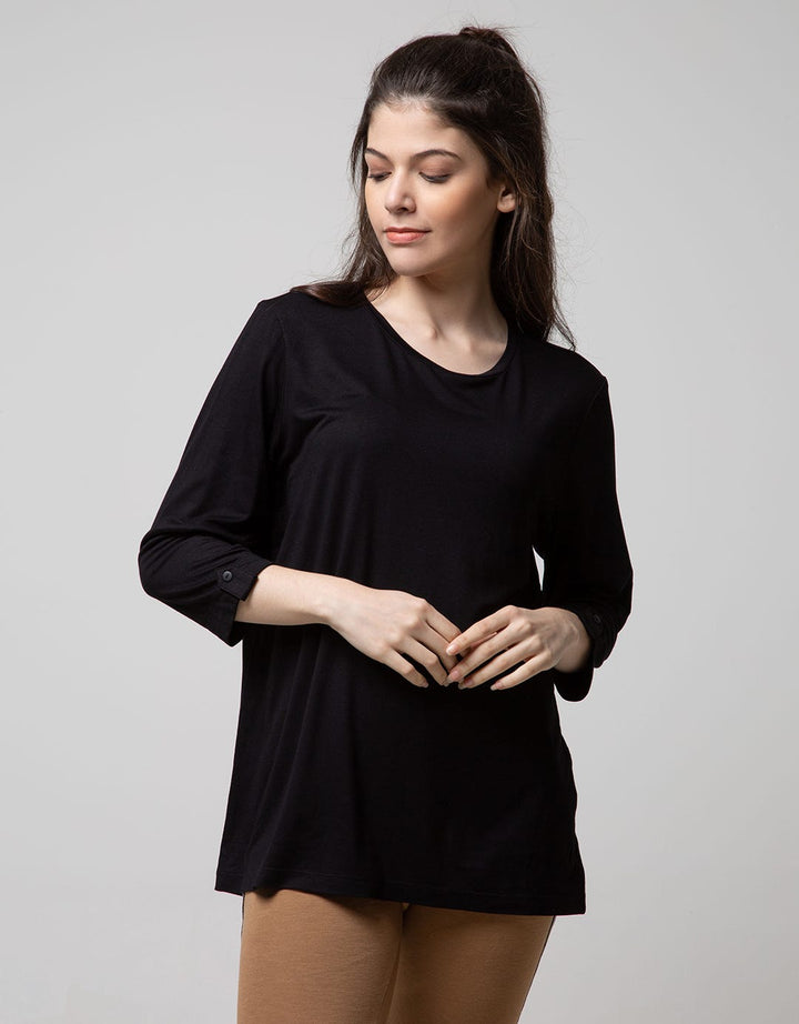 St. Yves 7/8 Sleeve Top Knit Rysp
