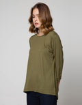 St. Yves 7/8 Sleeve Top Knit Rysp