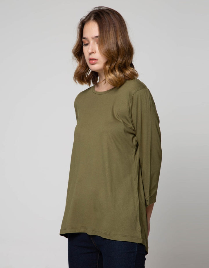 St. Yves 7/8 Sleeve Top Knit Rysp
