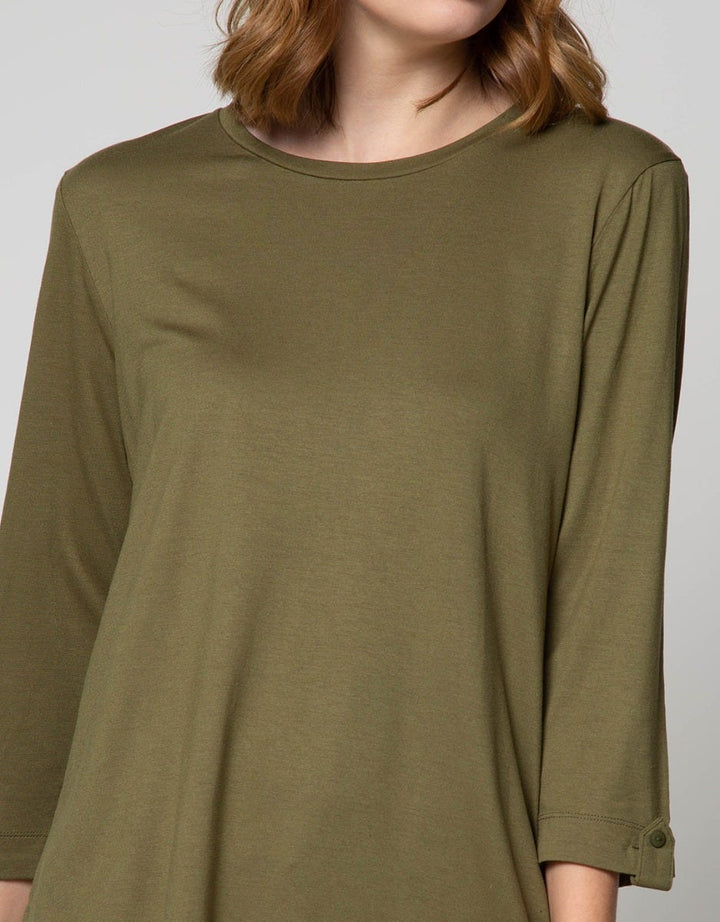 St. Yves 7/8 Sleeve Top Knit Rysp