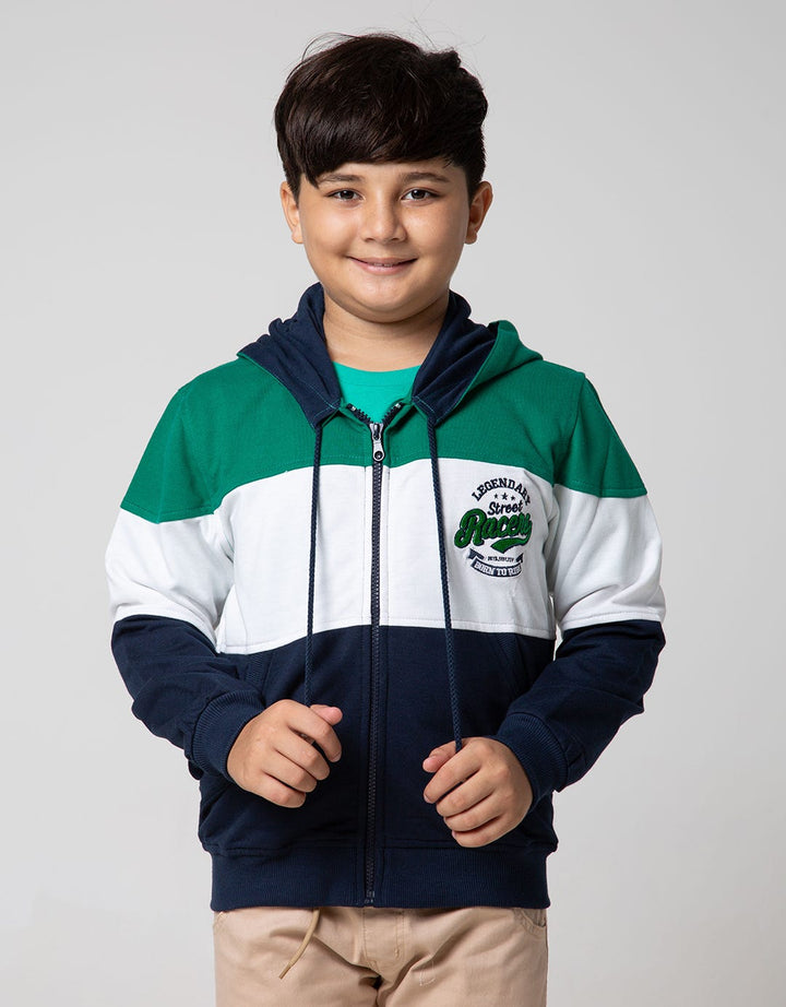 KNITTING HOODY JACKET