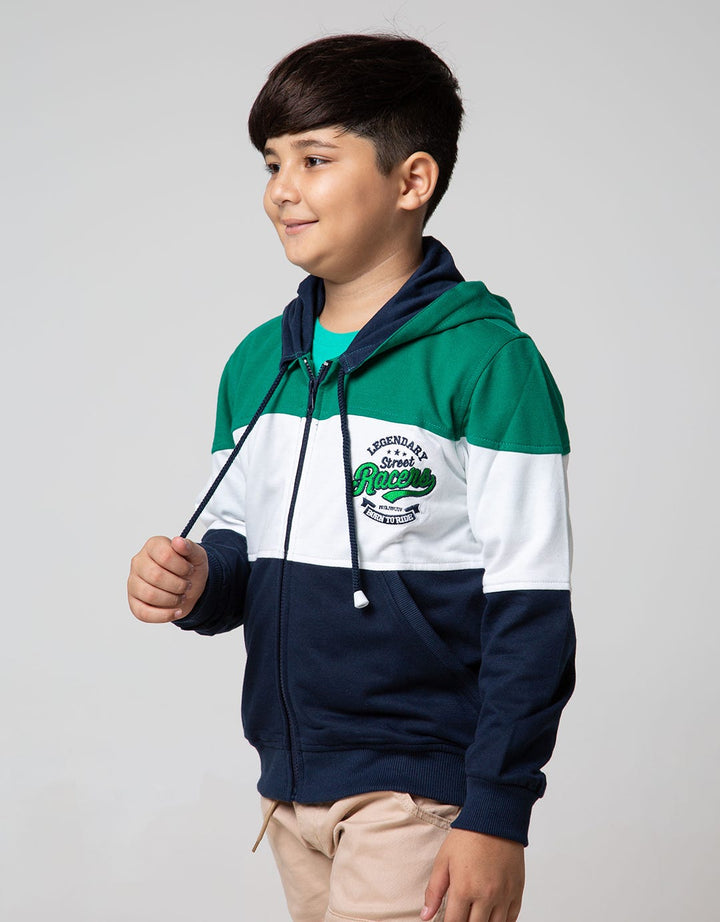 KNITTING HOODY JACKET