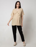 S/S TOP LINEN SOLID