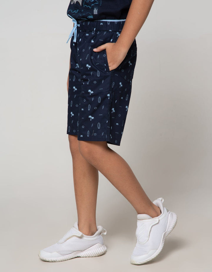 Little M Short Pants Woven Double Rib Beach