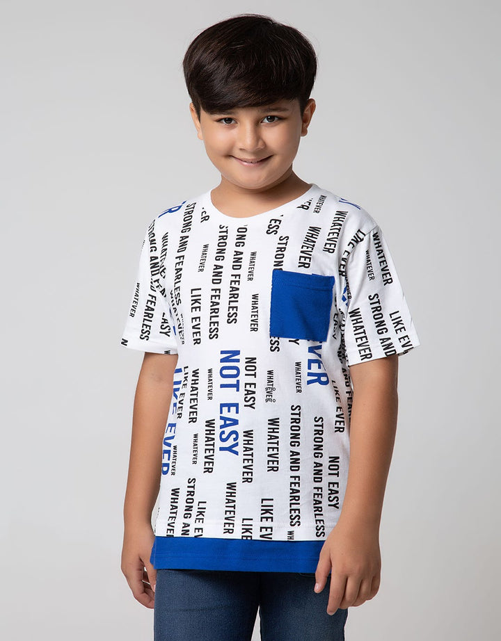 Nevada Kids Short Sleeve T-Shirt Strong with Pocket