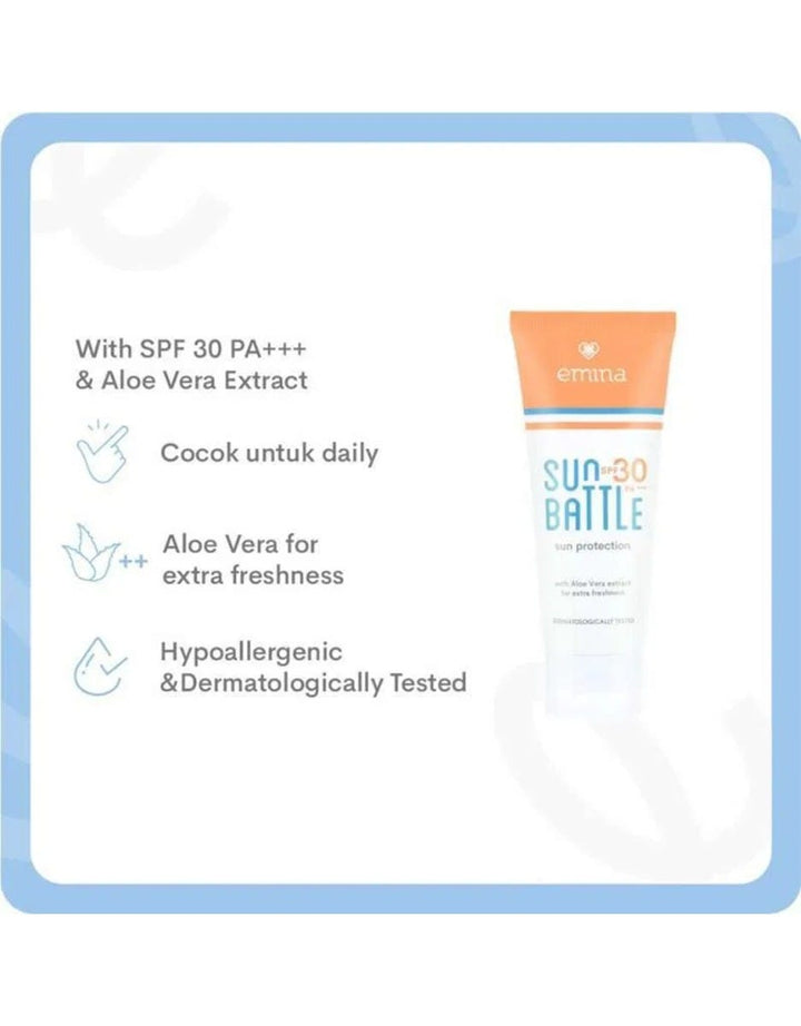 Emina Sun Battle SPF 30 PA+++ 60 ml