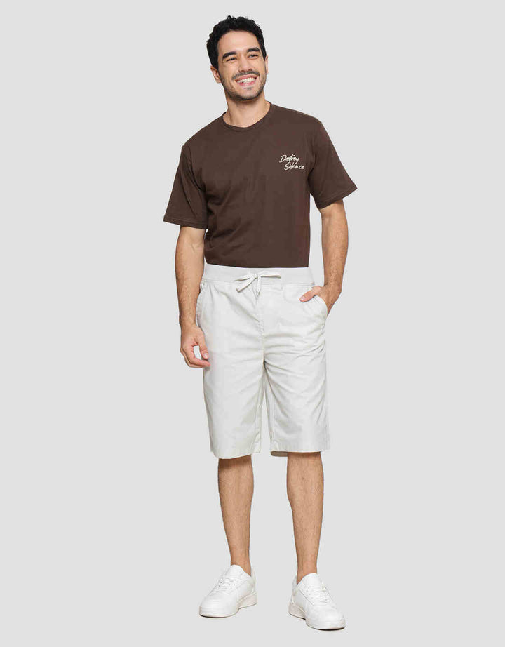 Nevada Rib Bottom Print Herringbone Celana Pendek Pria
