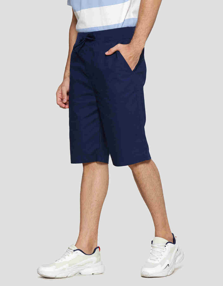 Nevada Rib Bottom Print Herringbone Celana Pendek Pria