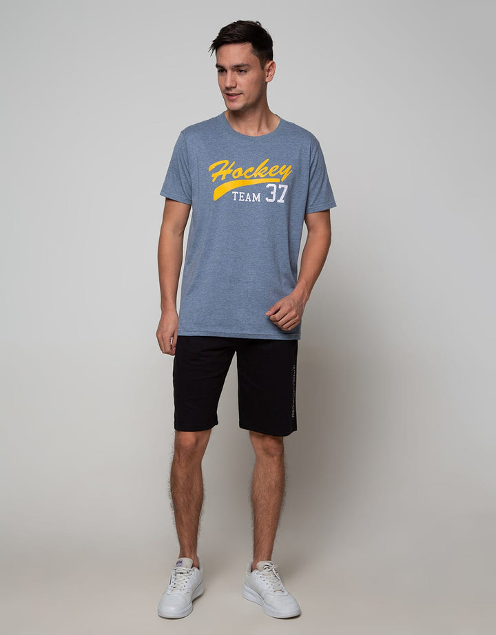 American Jeans Short Pants Drawstring Basic Print