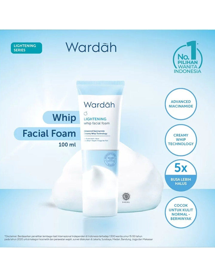 Wardah Lightening Whip Facial Foam