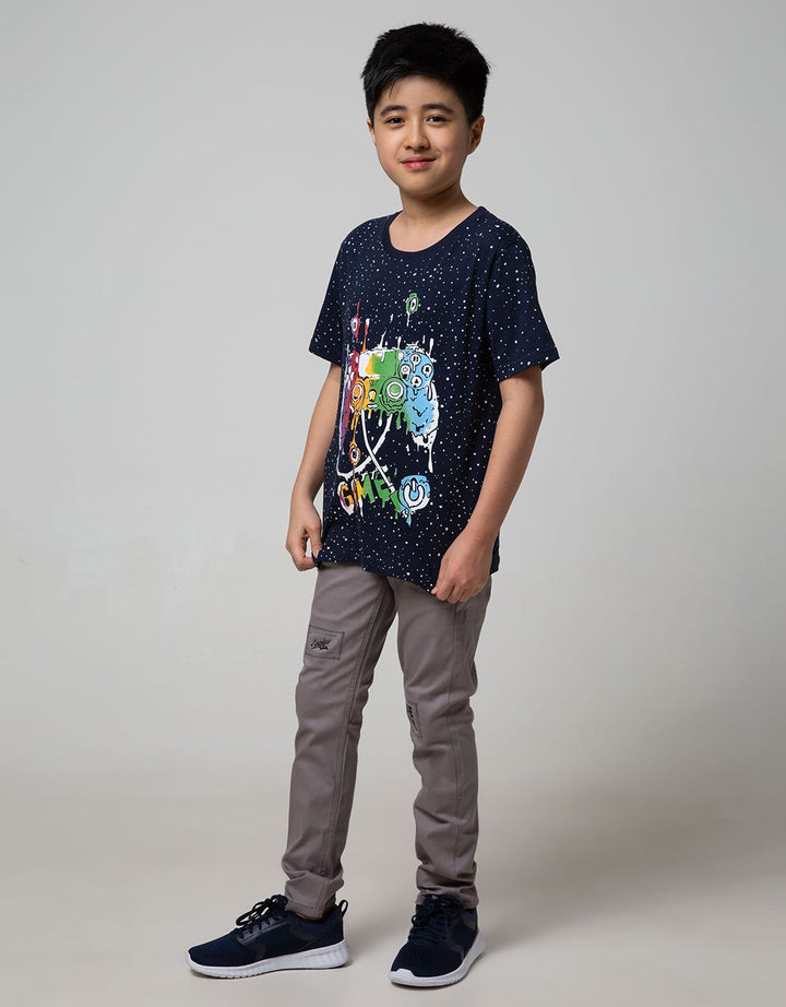 Aero Kids Short Sleeve T-Shirt Fullprintnofloc Regular Old School Gamer