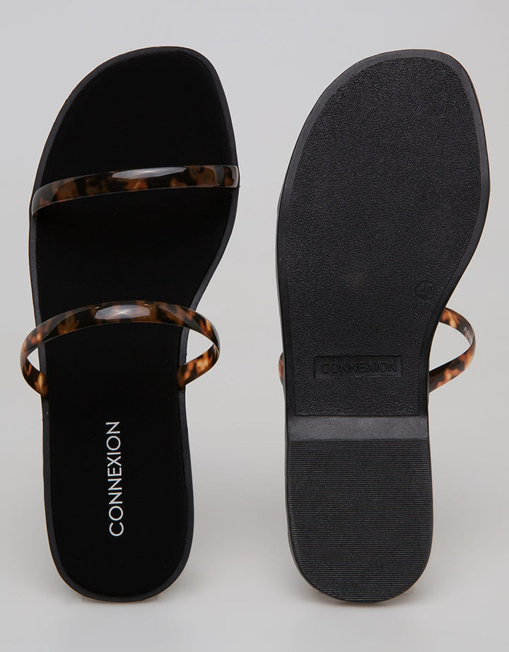 Connexion Slipper Sandals Double Strap