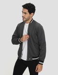 d&f Cvc Bomber Peping Casual Men's Jacket