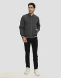 d&f Cvc Bomber Peping Casual Men's Jacket