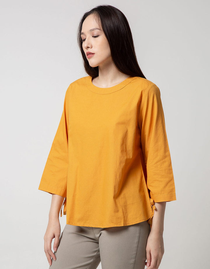 St. Yves Blouse Top Round Collar
