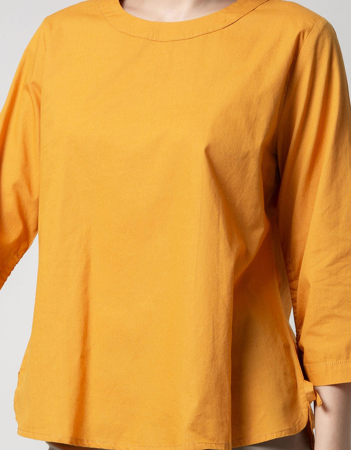 St. Yves Blouse Top Round Collar