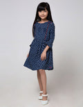 Cardinal Kids Girl Motif Print Casual Dress