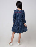 Cardinal Kids Girl Motif Print Casual Dress