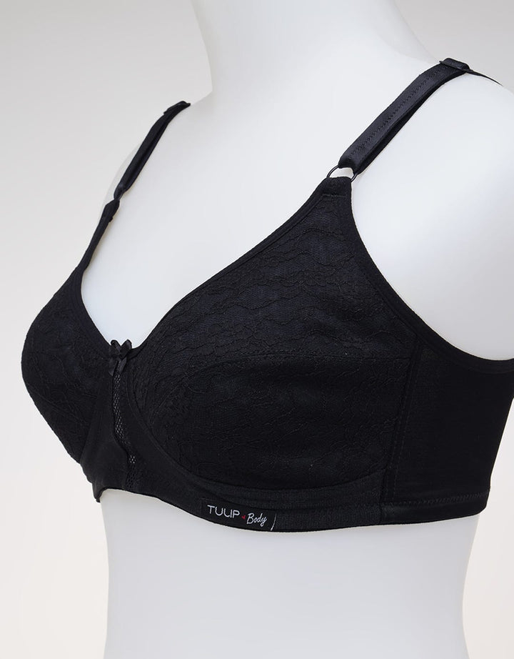 Tulip Sexy Lace Non Wire Bra Wanita