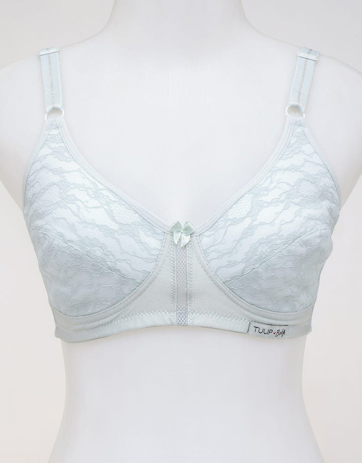 Tulip Sexy Lace Non Wire Classic Bra for Women