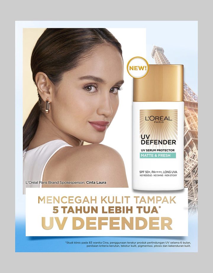 L'Oreal Paris UV Defender UV Serum Protector Matte & Fresh SPF50+ / PA++++