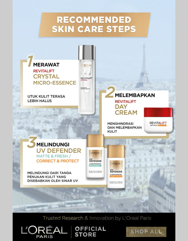 L'Oreal Paris UV Defender UV Serum Protector Matte & Fresh SPF50+ / PA++++