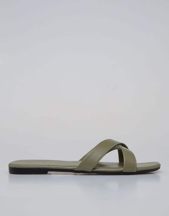 Connexion Slipper Sandals Cross Strap