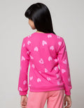 Aero Sweatshirt Fullprint Heart With Sequin