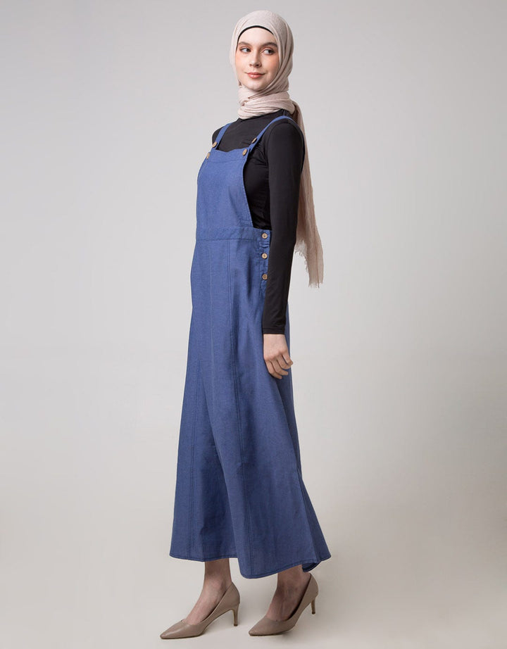 Come Overall Dress With Buttons