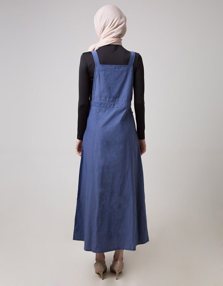 Come Overall Dress With Buttons