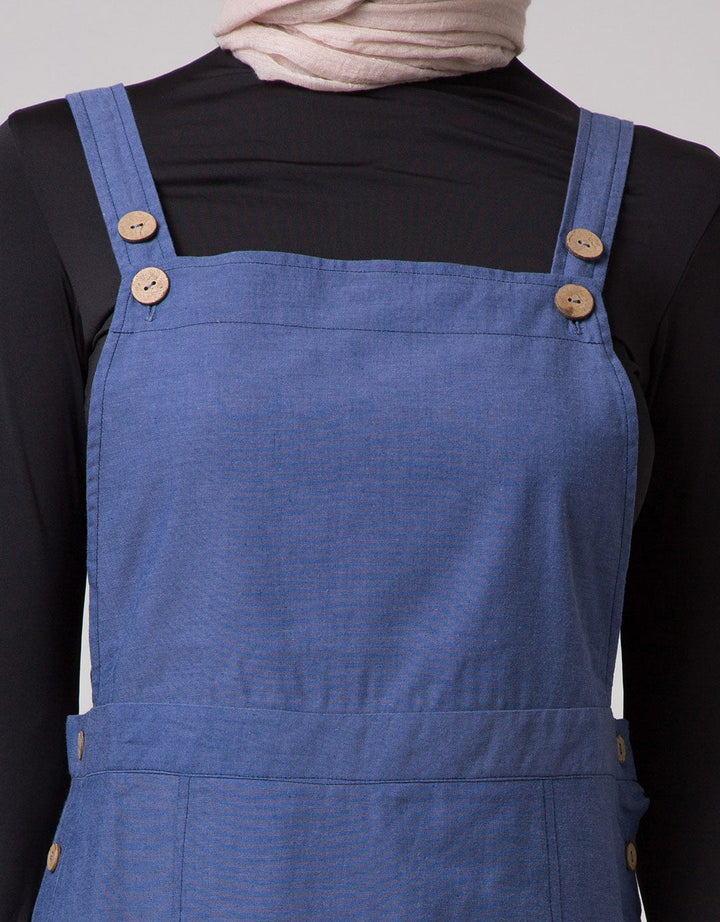 Come Overall Dress With Buttons