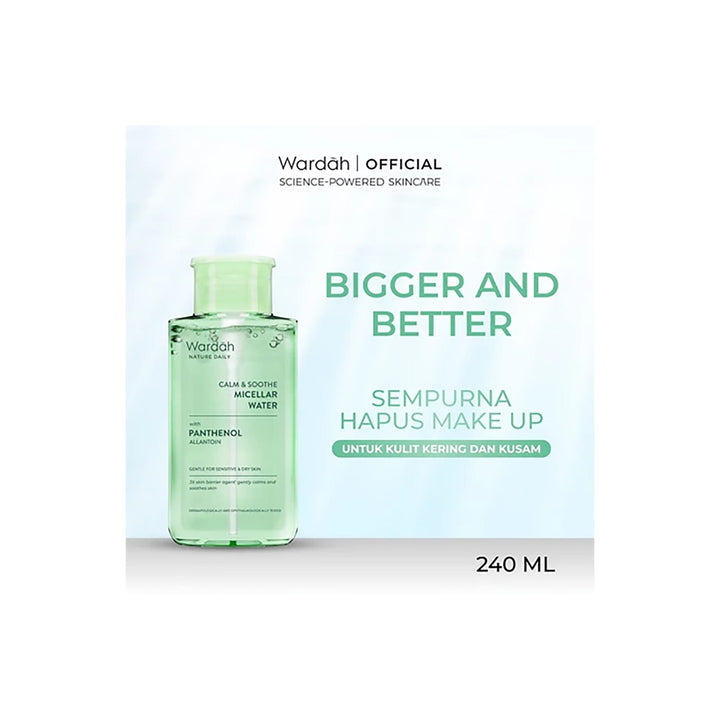 Wardah Nature Daily Calm & Soothe Micellar Water 240 ml