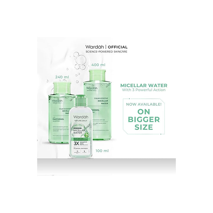 Wardah Nature Daily Calm & Soothe Micellar Water 240 ml