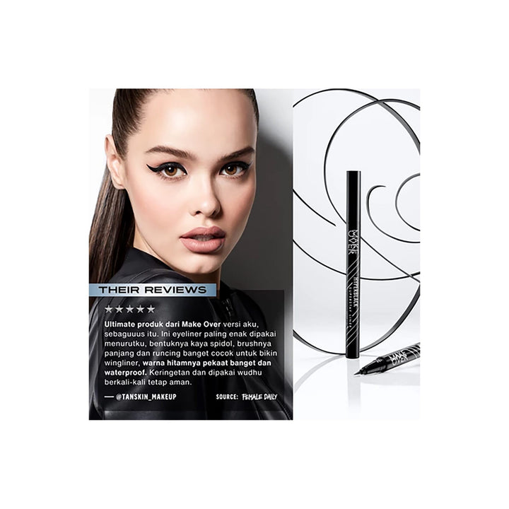 Make Over Powerstay Precision Liquid Liner Jet Black 2.7 g