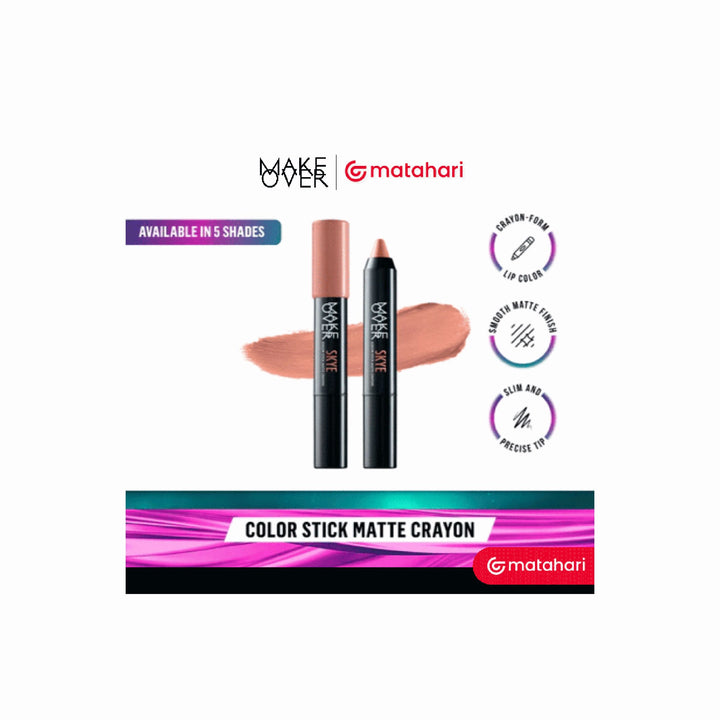 Make Over Color Stick Matte Crayon 104 Blake 2.6 G