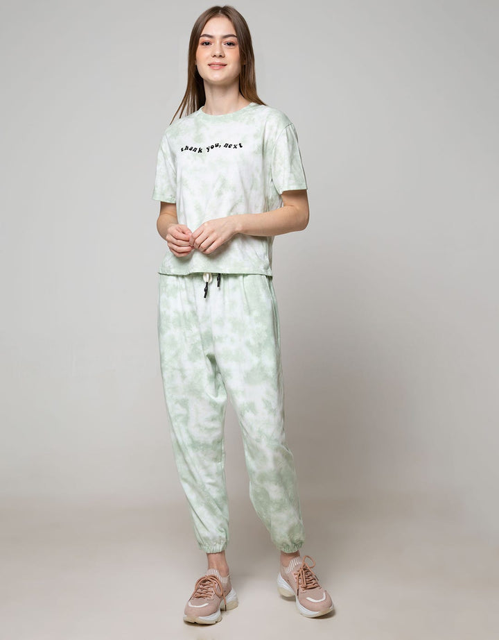 Nevada Short Sleeve T-Shirt Fullprint Tie Dye Thank You Next