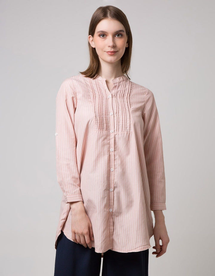 Come Tunic With Pleats Detail