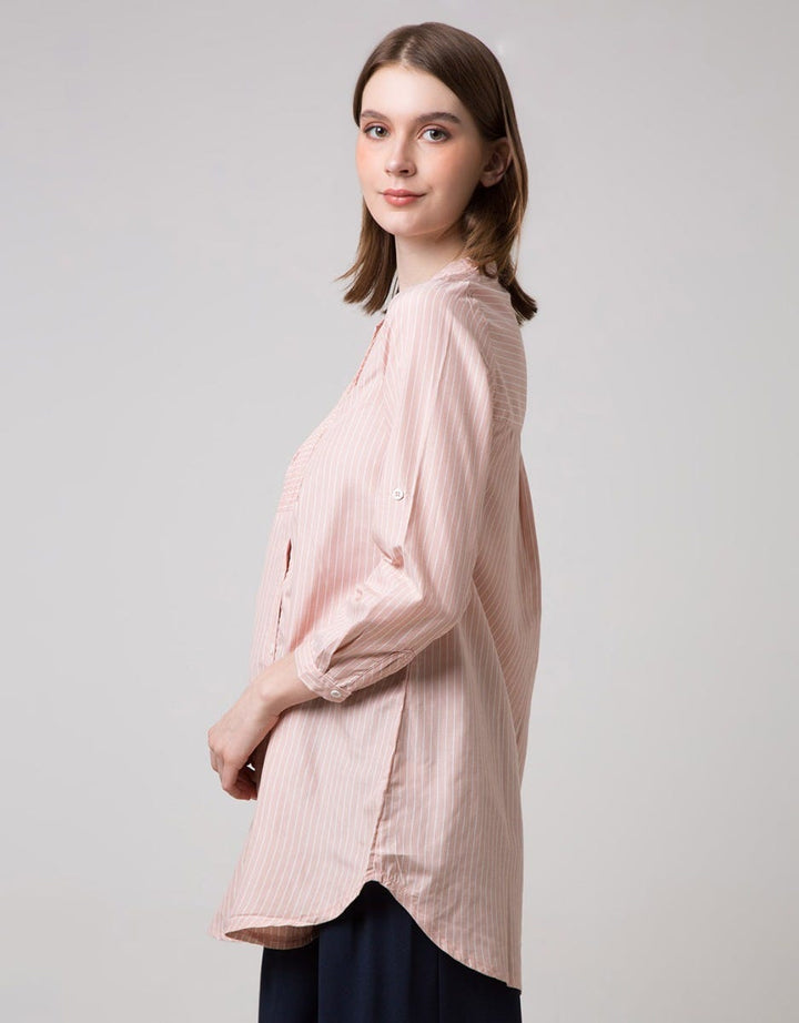 Come Tunic With Pleats Detail