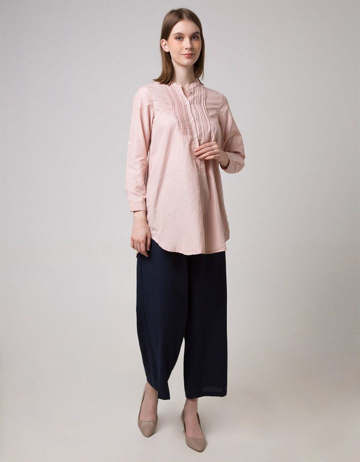 Come Tunic With Pleats Detail