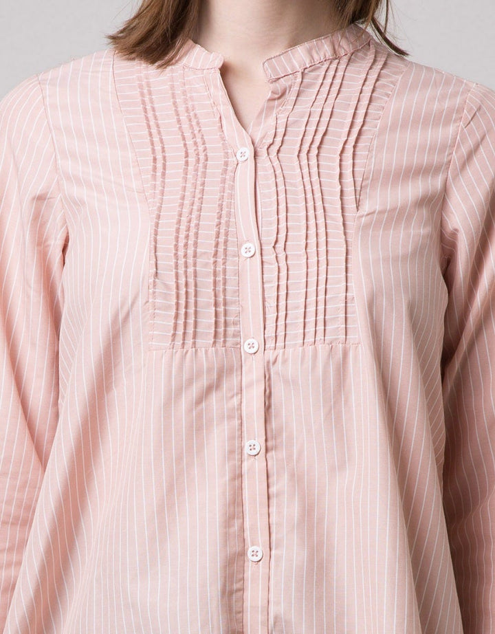 Come Tunic With Pleats Detail