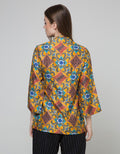 Arjuna Weda Blouse Batik Kembang Almond
