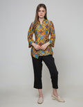 Arjuna Weda Blouse Batik Kembang Almond