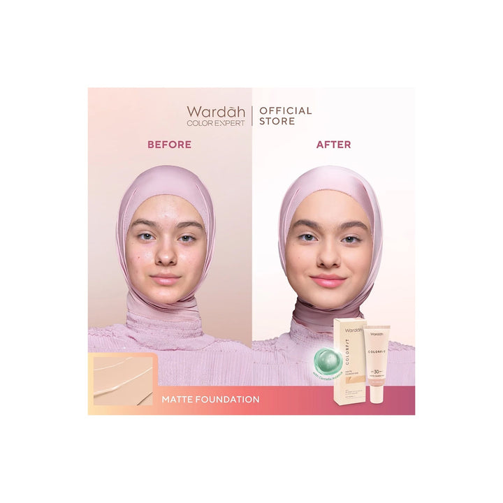 Wardah Colorfit Matte Foundation 25 ml