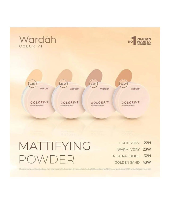 Wardah Colorfit Mattifying Powder 15 g