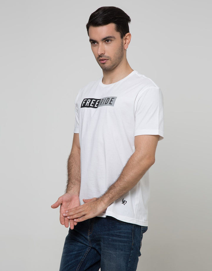 Freeride Tshirt Pria Wording Free Ride