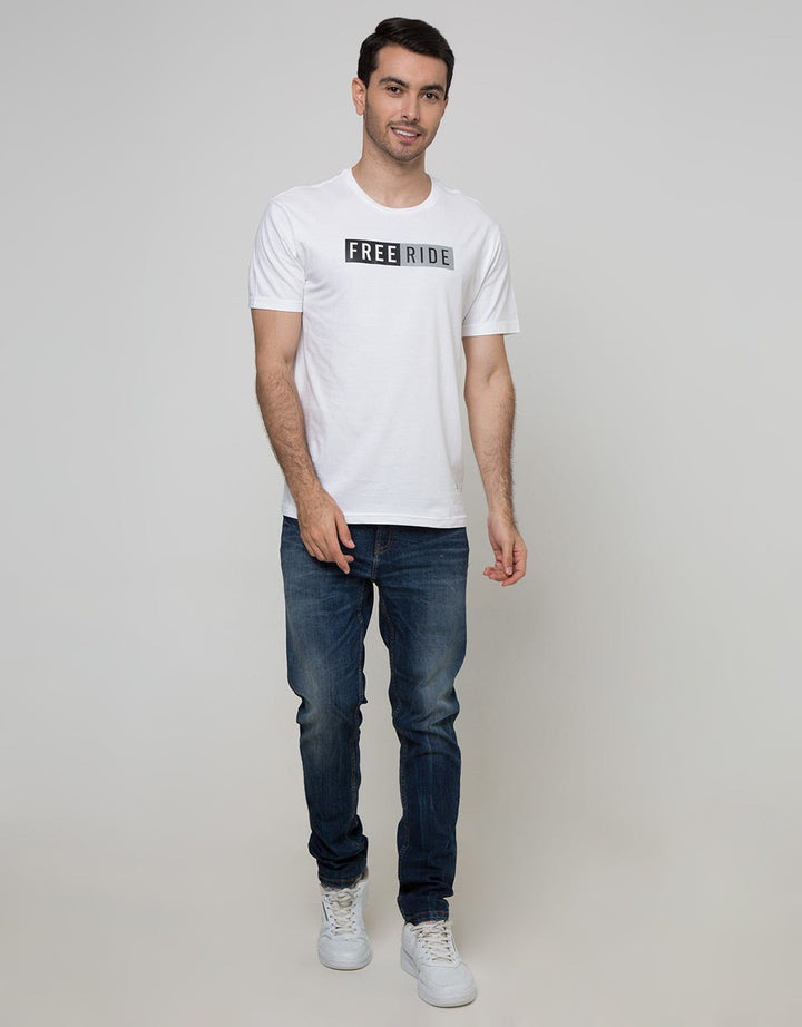 Freeride Tshirt Pria Wording Free Ride