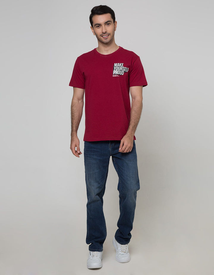 Freeride Men's Tshirt Wording Make Yourself Proud