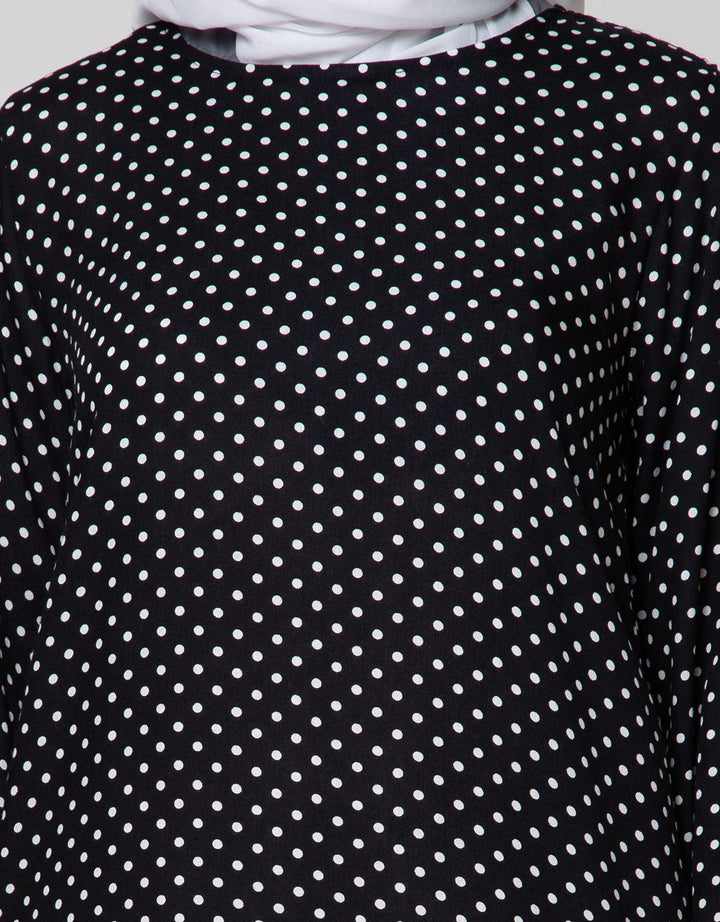 Annisa Long Sleeve Polka Dot Blouse
